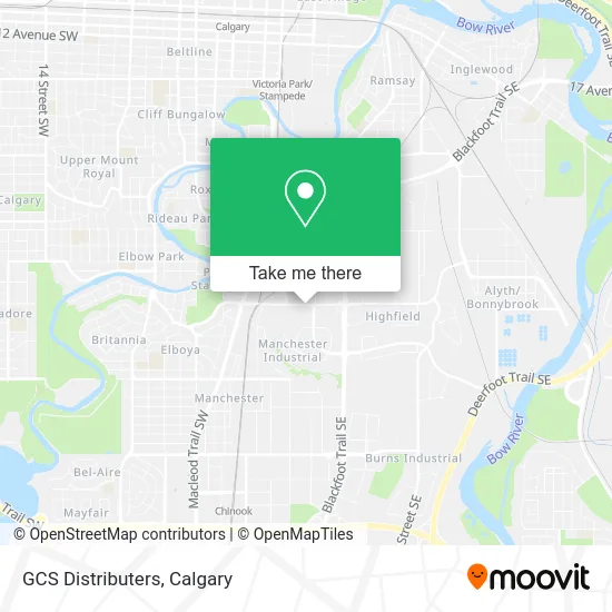 GCS Distributers map