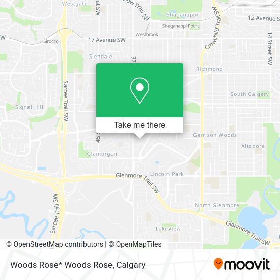 Woods Rose* Woods Rose map