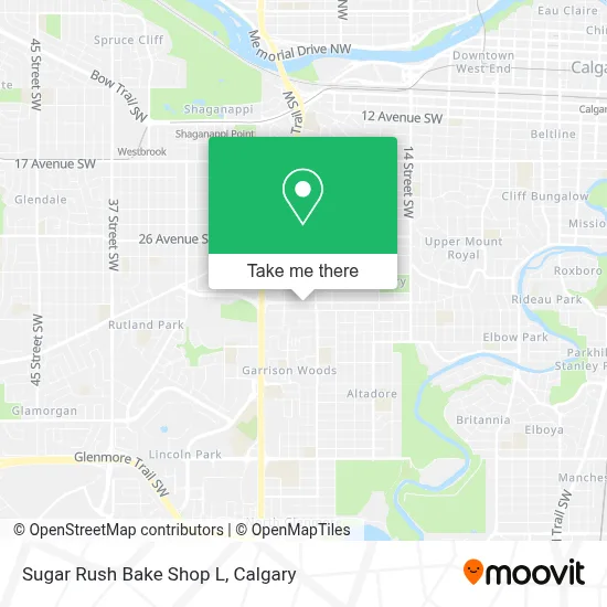 Sugar Rush Bake Shop L map