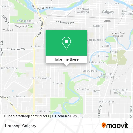Hotshop map
