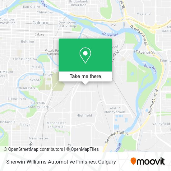 Sherwin-Williams Automotive Finishes map