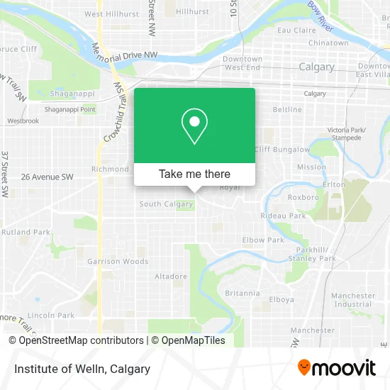 Institute of Welln map