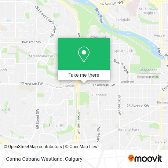 Canna Cabana Westland map