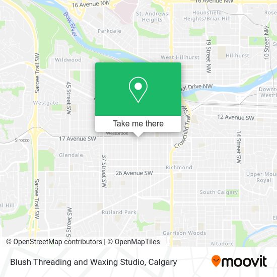Blush Threading and Waxing Studio map
