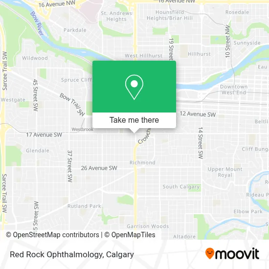 Red Rock Ophthalmology map