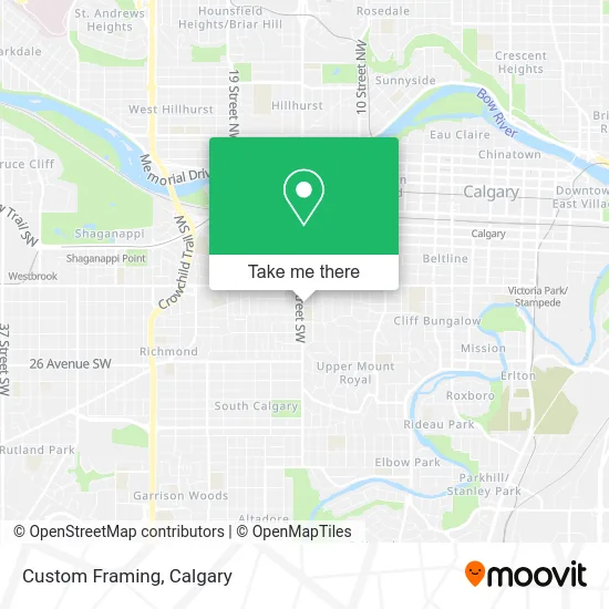 Custom Framing map