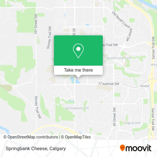 Springbank Cheese map