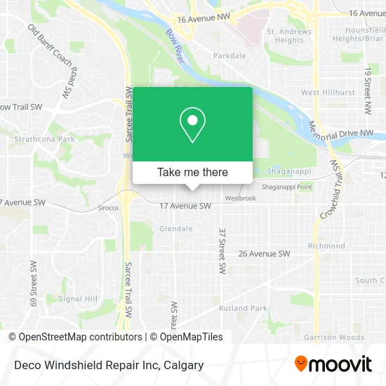 Deco Windshield Repair Inc map