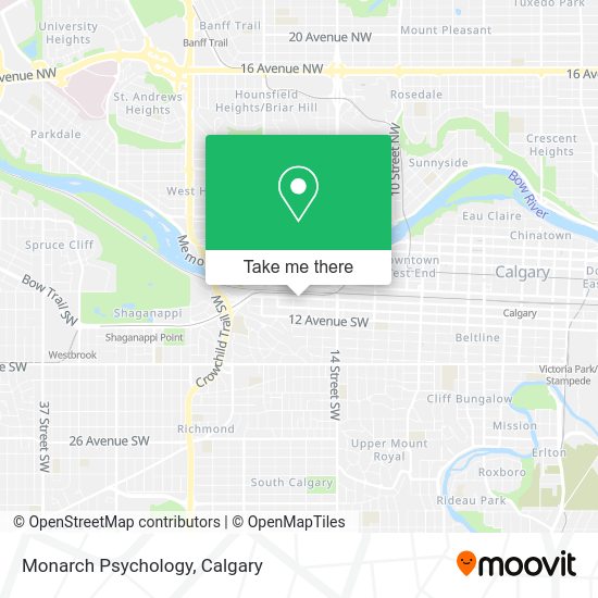 Monarch Psychology map