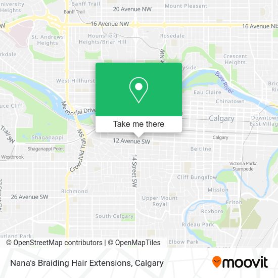 Nana's Braiding Hair Extensions map