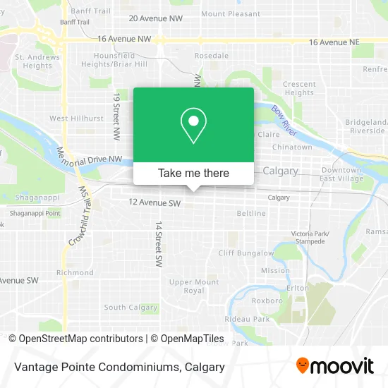 Vantage Pointe Condominiums map