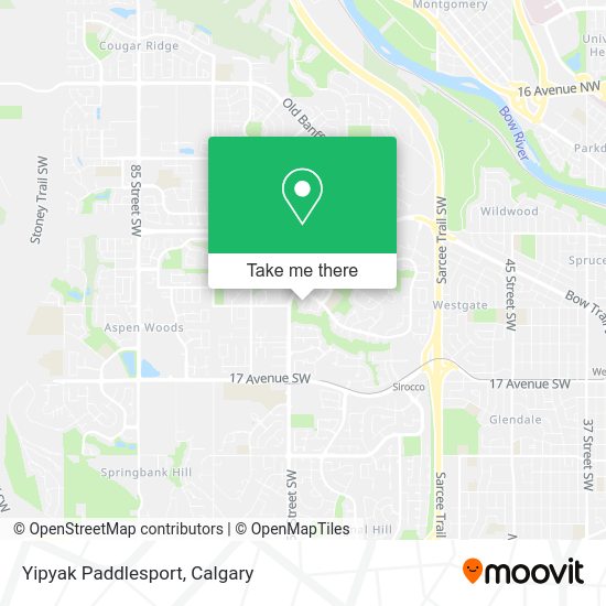 Yipyak Paddlesport map