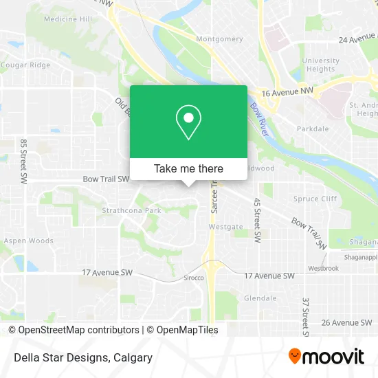 Della Star Designs map