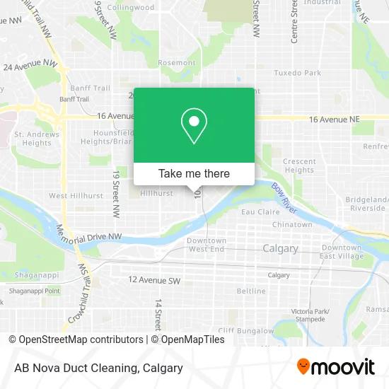 AB Nova Duct Cleaning map
