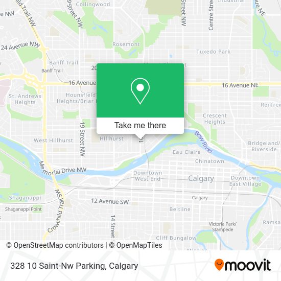 328 10 Saint-Nw Parking map