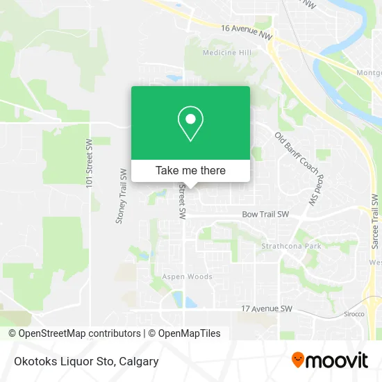 Okotoks Liquor Sto map