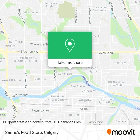 Samie's Food Store map