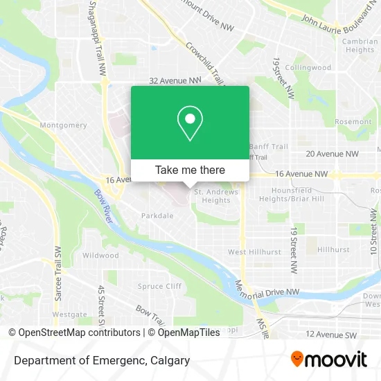 Department of Emergenc map