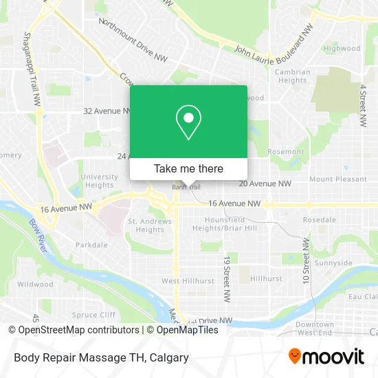 Body Repair Massage TH map