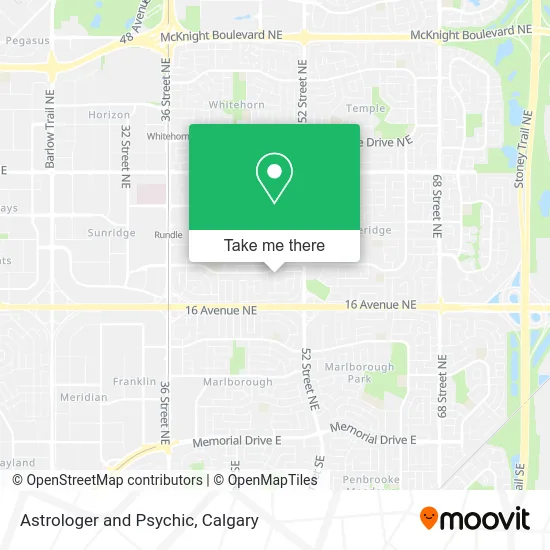 Astrologer and Psychic map