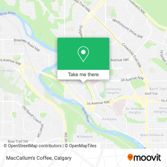 MacCallum's Coffee map