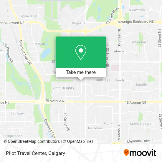 Pilot Travel Center map