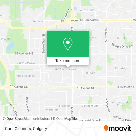 Care Cleaners map