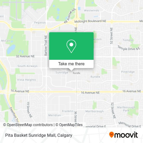 Pita Basket Sunridge Mall map