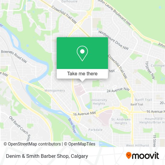 Denim & Smith Barber Shop map