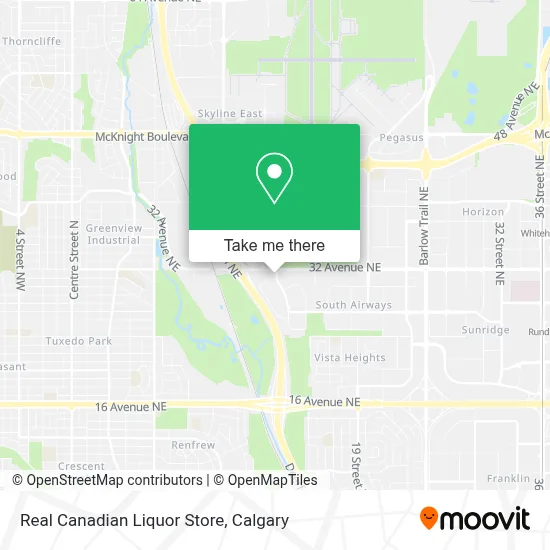 Real Canadian Liquor Store map