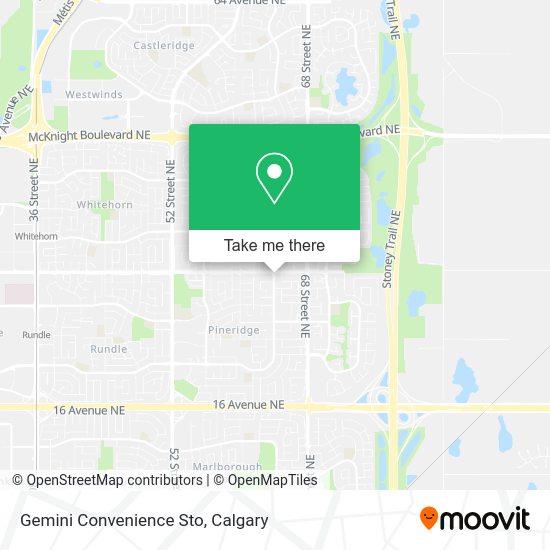 Gemini Convenience Sto map