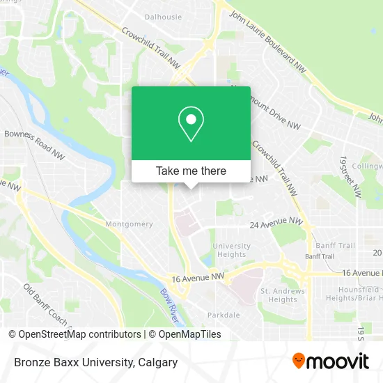 Bronze Baxx University map