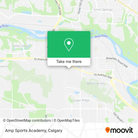 Amp Sports Academy map
