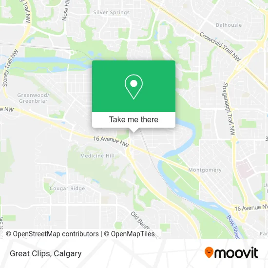 Great Clips map