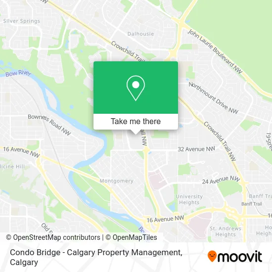 Condo Bridge - Calgary Property Management map