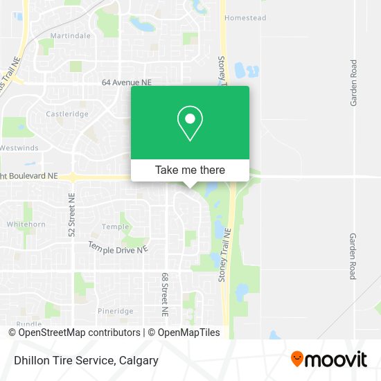 Dhillon Tire Service map