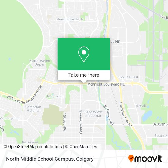 North Middle School Campus map