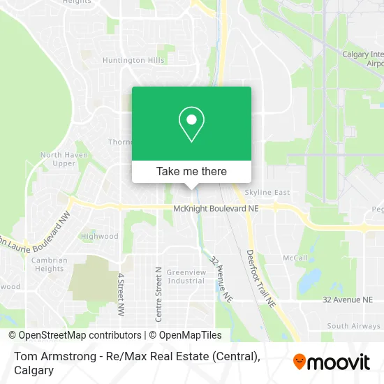 Tom Armstrong - Re / Max Real Estate (Central) map