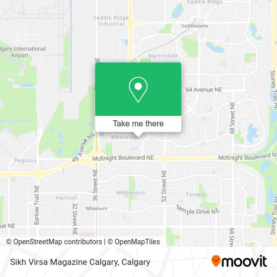 Sikh Virsa Magazine Calgary map