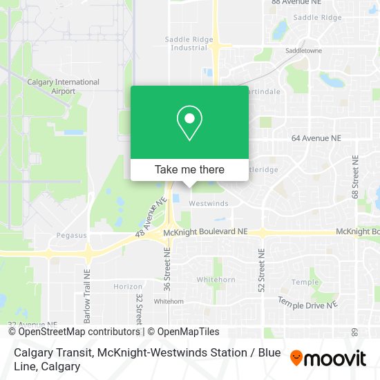 Calgary Transit, McKnight-Westwinds Station / Blue Line plan