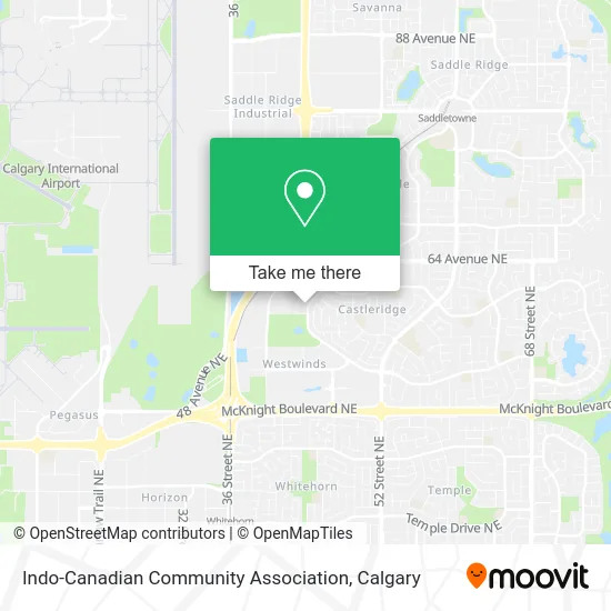 Indo-Canadian Community Association map