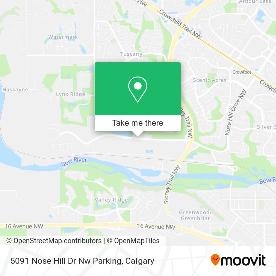 5091 Nose Hill Dr Nw Parking map