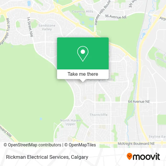 Rickman Electrical Services map
