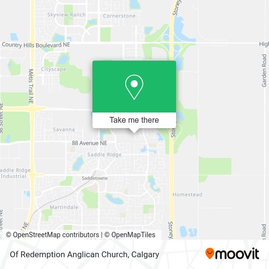 Of Redemption Anglican Church plan