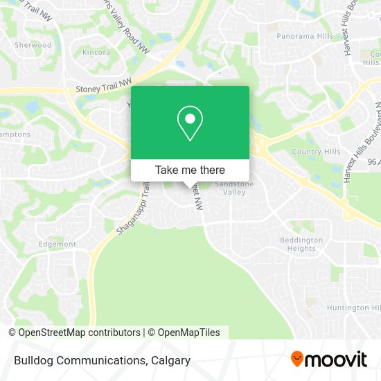 Bulldog Communications map