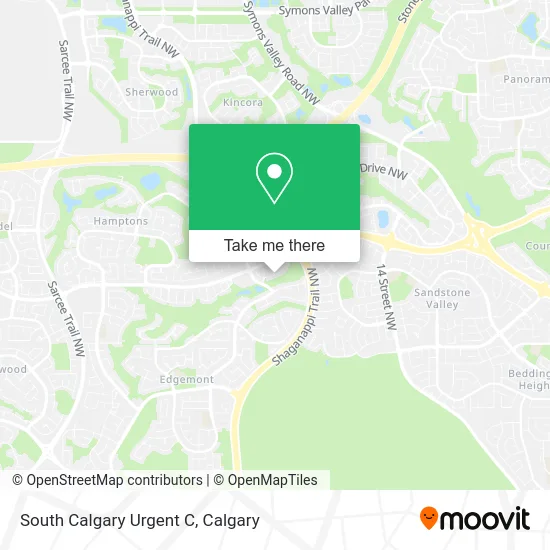 South Calgary Urgent C map