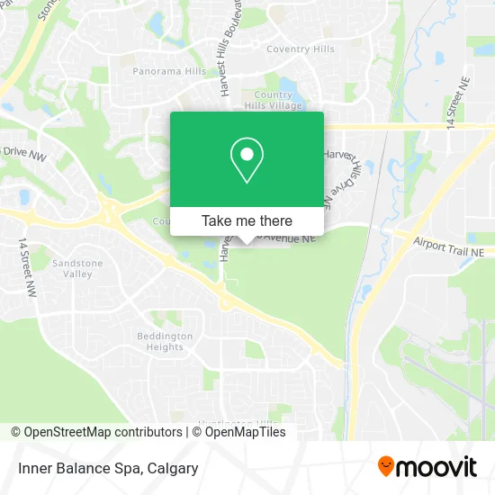 Inner Balance Spa map