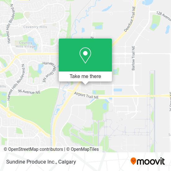 Sundine Produce Inc. map