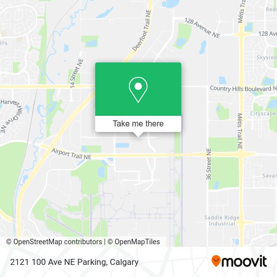 2121 100 Ave NE Parking map