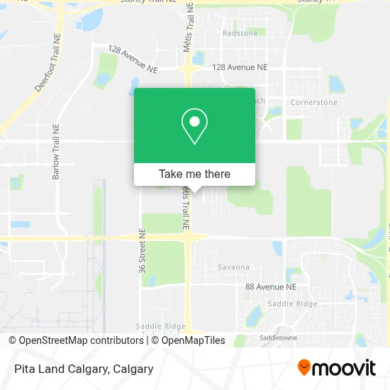 Pita Land Calgary map